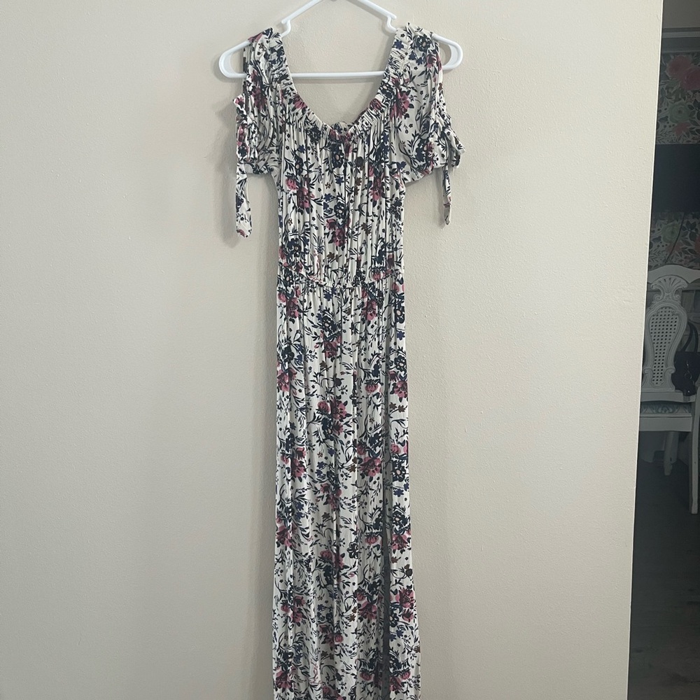 Band of Gypsies Floral Print Maxi Dress